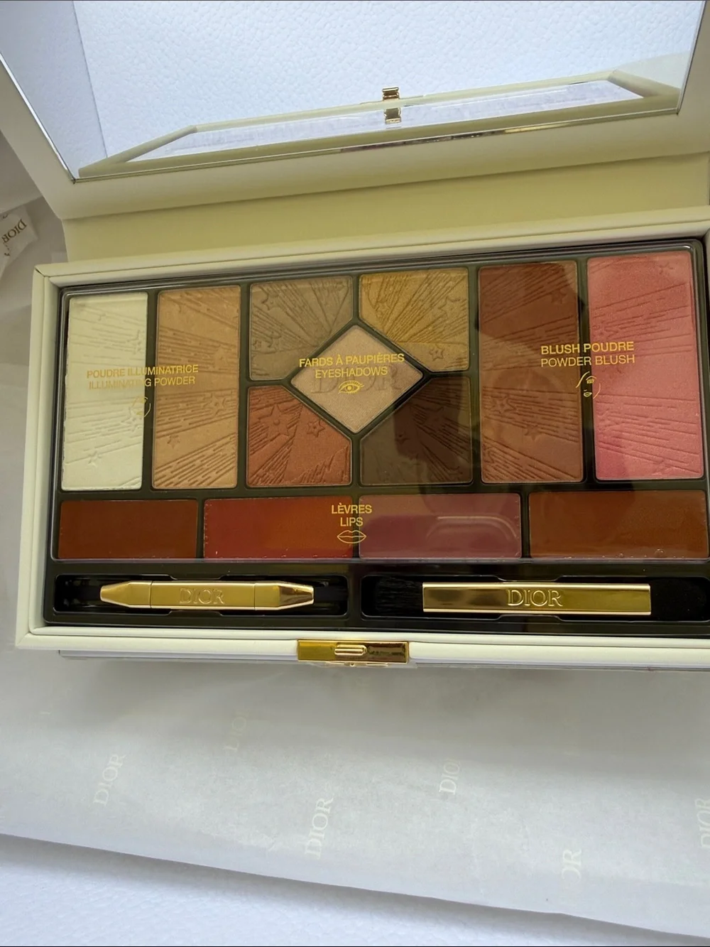 Dior White & Gold Palette Couture Makeup Set